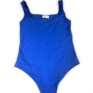 Aritzia Bold Blue Bodysuit